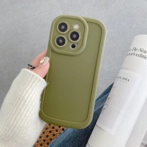 Frosted puff shell-green-no printing