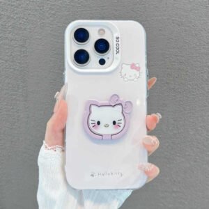 Colorful silver shell [blush cat stand]