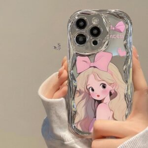 Electroplated cream shell [bow girl]