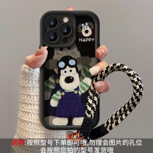 Waving dog harness + lanyard