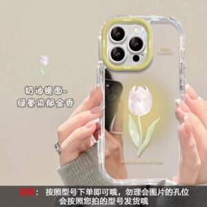 Mirror cream shell--transparent-tulip