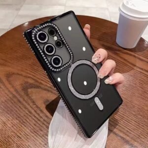 [black] magnetic wireless charging + all-inclusive lens film
