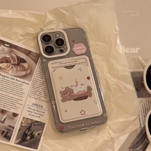 transparent bear birthday celebration